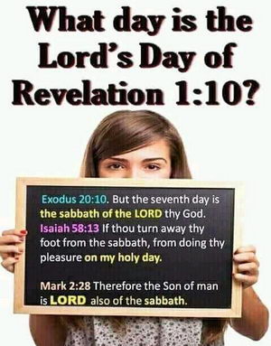 What day is the Lord's day?